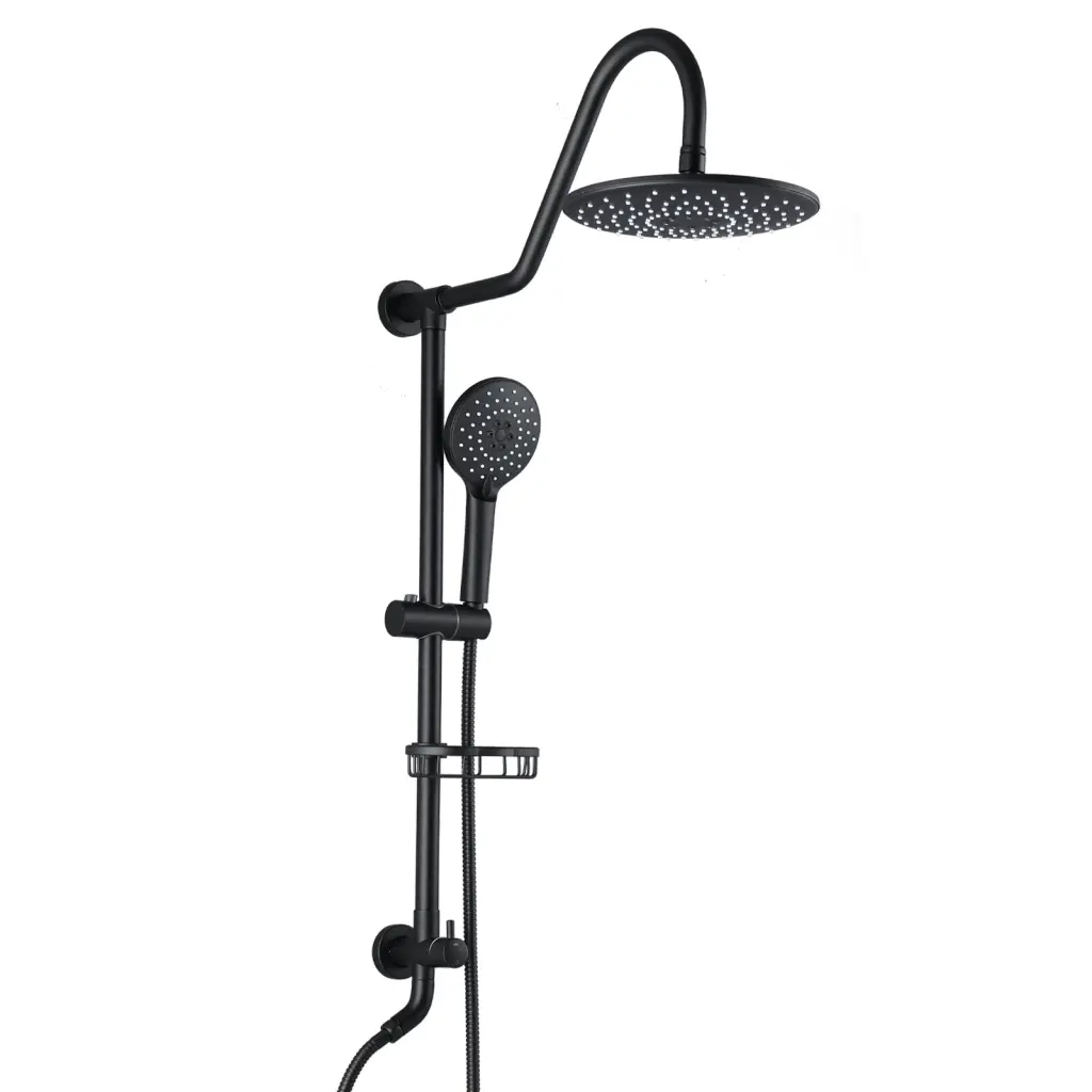 10 Rainfall Shower Head And Handheld Showerhead Combo Shower System Adjustable Bracket kooleasy