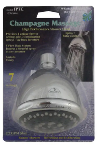 Whedon FP7C Champagne Massage Shower Head 7-Setting