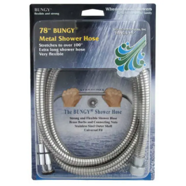 Whedon AF206C Bungy Metal Stretch Shower Hose 78 Inch Extra Long