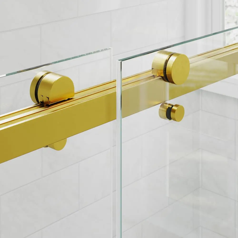 Roller Set Wall Brackets And Anti Jump Knobs 24D01P10 Gx Gold bathin