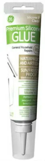 GE GE361 Silicone I Waterproof & Airtight Adhesion Glue 2.8 Oz Home Repairs and Crafts GE Lighting