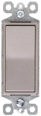 Pass & Seymour Nickel 15A Grounded Single Pole Light Switch Pass u0026 Seymour