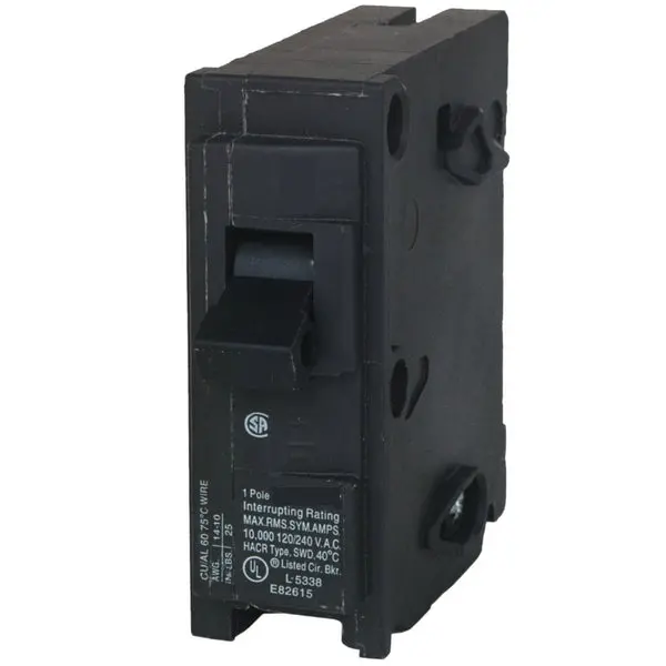 Siemens Q115 Single Pole Circuit Breaker 15 Amp 1" Space - Electrical Panel