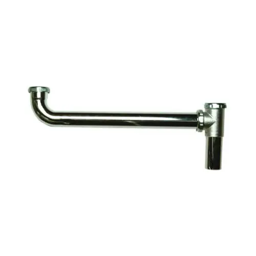 Master Plumber 320-773 2-Bowl End Outlet Drain 1-1/2 Inch OD x 16 Inch Chrome Plated