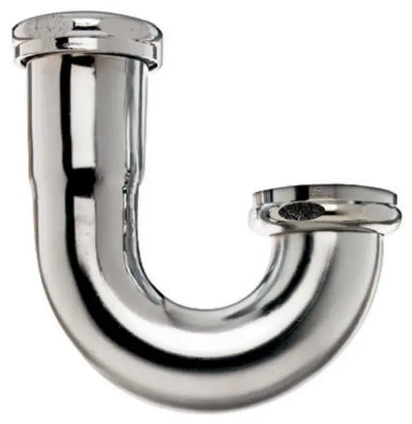 Keeney 10488K Sink Trap J Bend 1.5x1.5 Inch Chrome Plated 22-Gauge