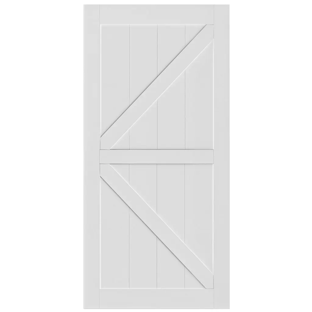 24 Inch X 84 Inch K Style Real Primed Door Slab DIY Panel Door Modern Interior rnb
