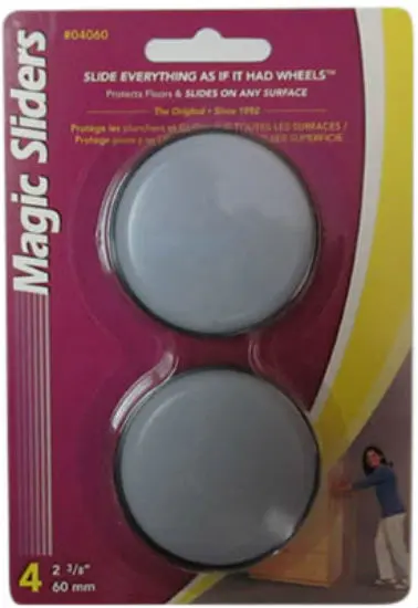 Magic Sliders 04060 Round Sliding Disc 2-3/8" 4-Pack