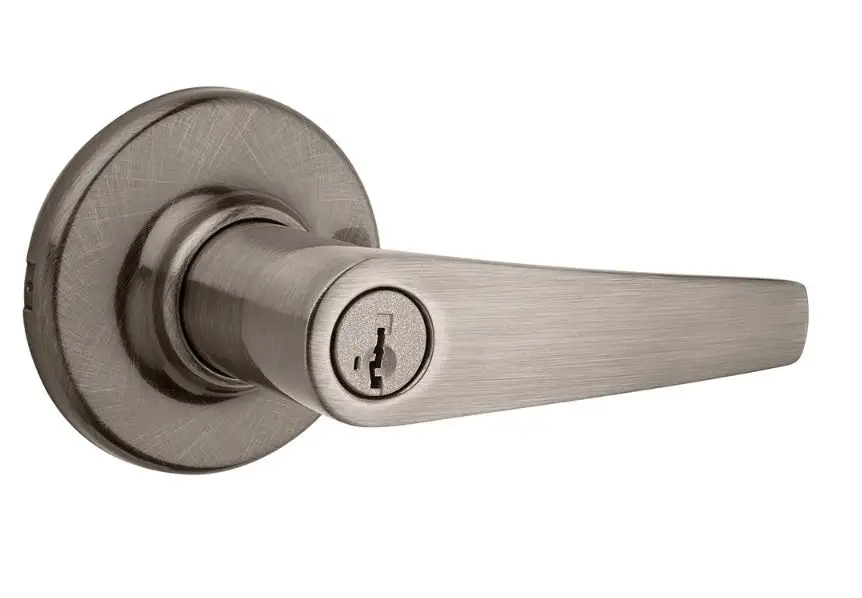 Z-Wave SmartCode Electronic Tustin Door Lever - Construction Hardware Equipment Kwikset