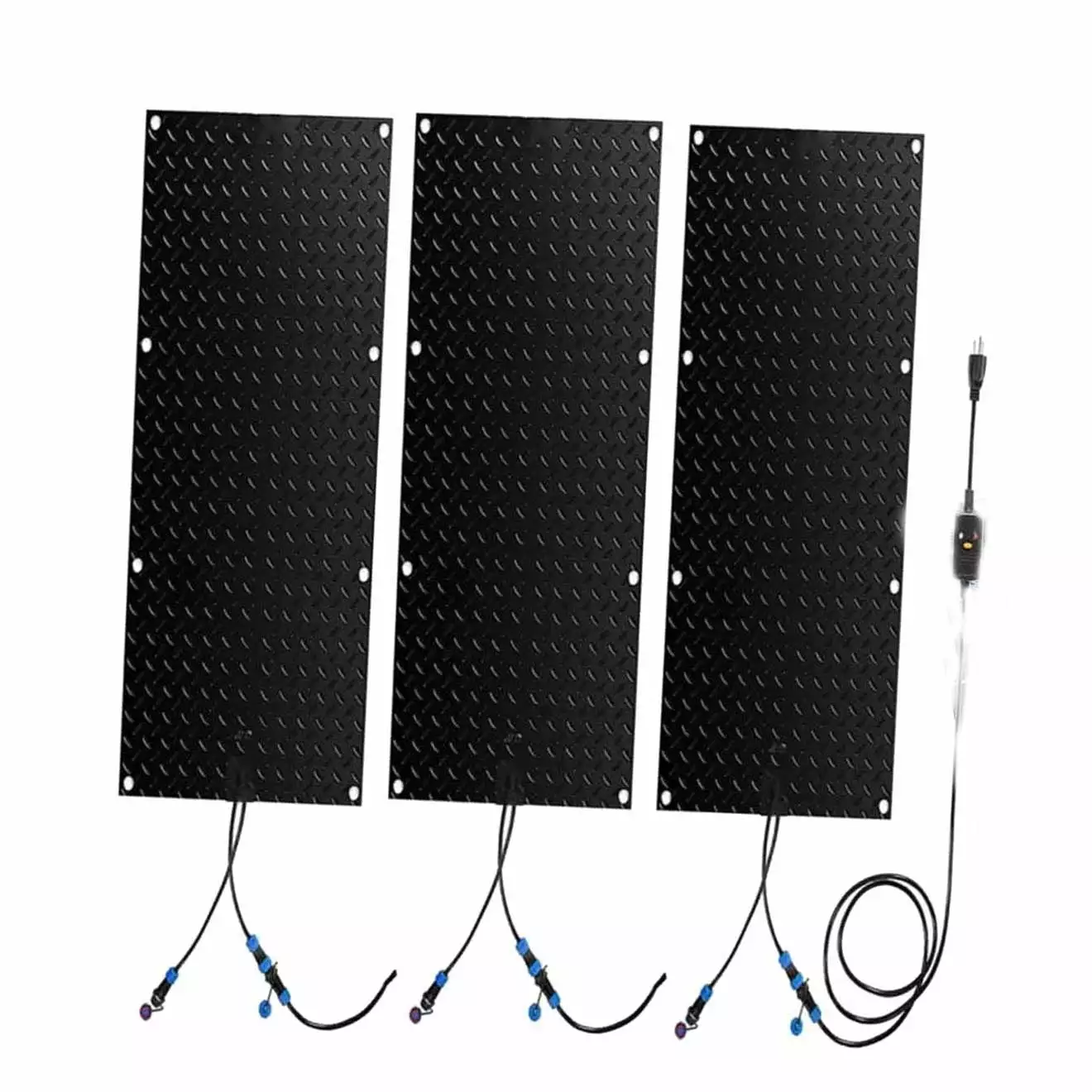 SPRING Snow Melting Mat Heated Walkway Mat 10x30in(26x76cm) Connectable w/ Power Cord