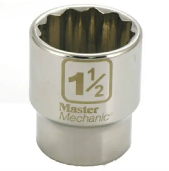 Master Mechanic 359372 12-Point Socket 3/4" Drive 1-1/2"