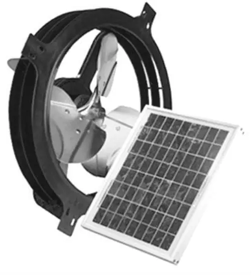 Air Vent 53560 Solar Powered Gable Fan 800 CFM