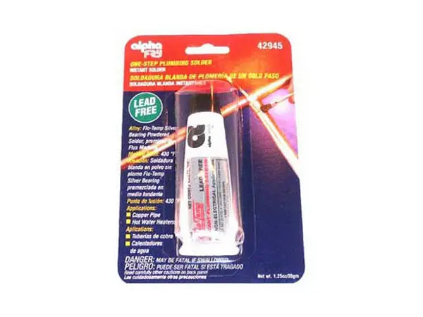 Alpha Fry AM42945 Lead Free Plumbing Solder Tube 1.25 Oz