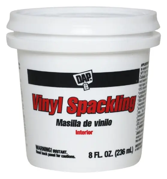 Dap 12130 White Spackling Paste 0.5 Pint Tub Wall Repair Patch Compound