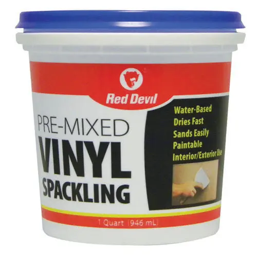 Red Devil 0534 Pre-Mixed Vinyl Spackling Compound 1 Qt Wall Repairs