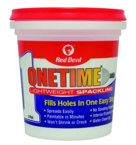 Red Devil 0548 Onetime Lightweight Spackling Pre-Mixed Formula 1 Pint