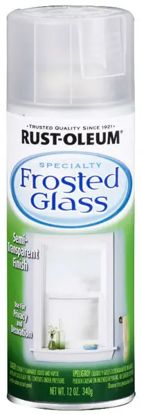 Rust-Oleum 1903-830 Frosted Glass Specialty Enamel Spray Paint 12 Oz Glass Projects