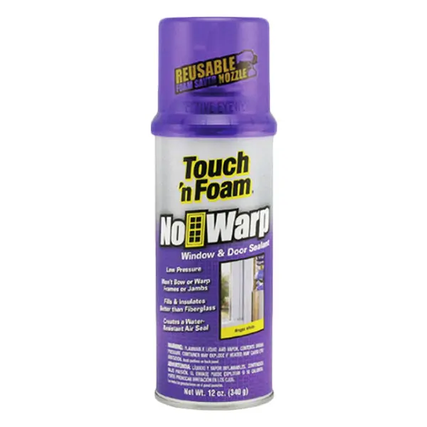 Touch ‘n Foam 4001044000 No Warp Window & Door Foam Sealant 12 Oz Insulation Touch 'n Foam