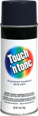 Touch N' Tone 55289830 Semi-Gloss Black Spray Paint 10 Oz