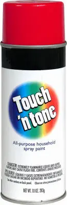 Touch N' Tone 55270830 Cherry Red Multi-Purpose Spray Paint 10 oz - Vibrant Finish