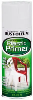 Rust-Oleum 209460 Specialty Plastic Primer Aerosol Spray 12 Oz White
