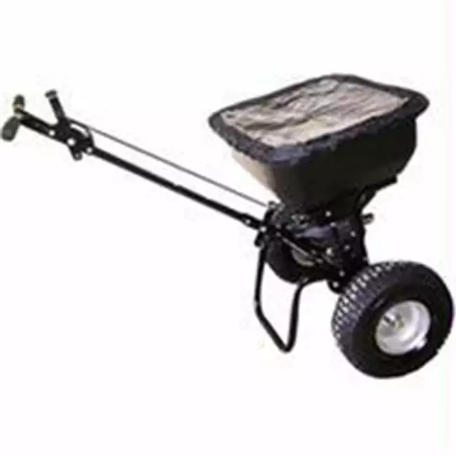 Commercial Broadcast Spreader Direct Rod Control - Black 130 Pound PG Perfect