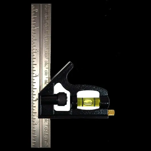 Johnson Level Professional Inch/Metric Combination Square 6 Inch