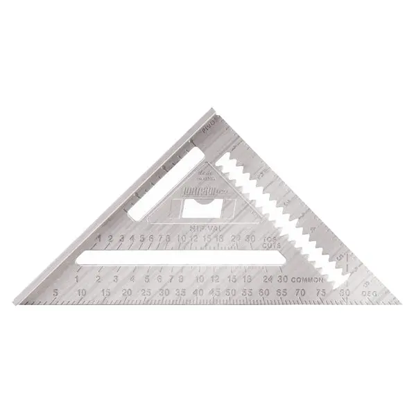 Johnson Level RAS-1 Johnny Square Aluminum Rafter Angle Square 7 Inch