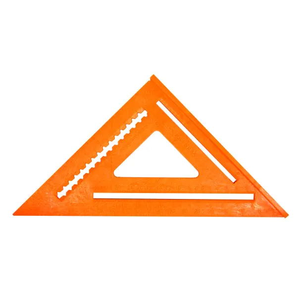 Johnson Level RAS170B-ORA Structo-Cast Rafter Angle Square 12 Inch GloOrange