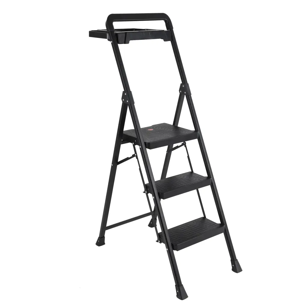 3 Step Folding Step Stool Ladder Home Lightweight 300Lbs Capacity w2071