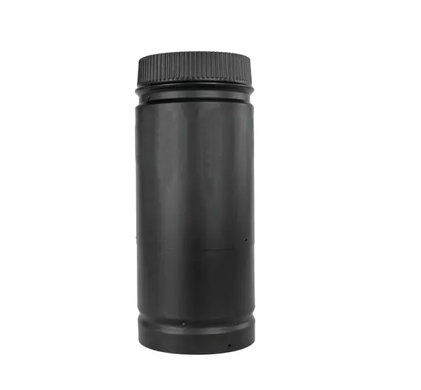 Selkirk DSP6AL-1/266086 Stove Pipe Aluminized Steel Stainless Steel Black