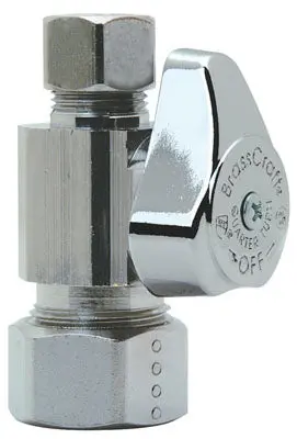 Brass Craft G2CR11X-CD Straight Valve Chrome Plumbing BrassCraft