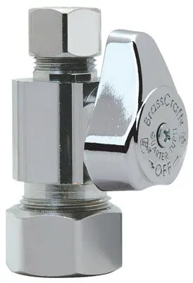 Brass Craft G2CR14X-CD Straight Valve Chrome Plumbing Fixtures BrassCraft