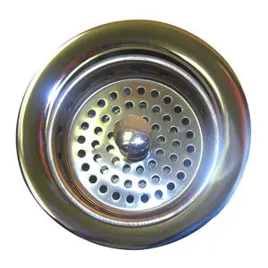 Lasco 03-1039 Chrome Plated Brass Kohler Heavy Duty Kitchen Sink Strainer