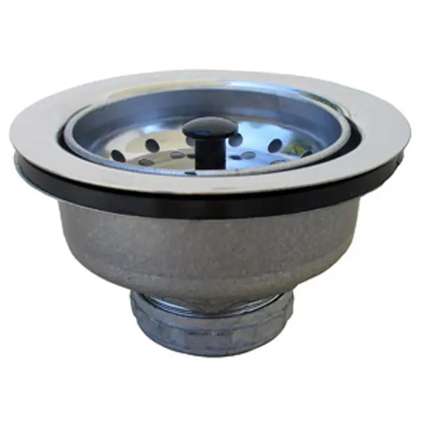 Lasco 03-1041 Chrome Plated Stainless Steel Kitchen Sink Strainer Basket