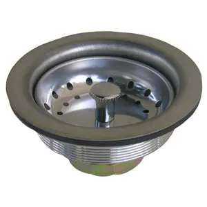 Lasco 03-1051 Kitchen Sink Strainer 3-1/2 Inch Stainless Steel