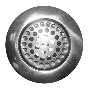 Lasco 03-1073 Flat Top Chrome Kitchen Sink Strainer 3-1/2 Inch