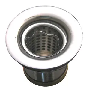 Lasco 03-1111 Chrome Bridgeport Bail Basket Bar Strainer 1-1/2 Inch
