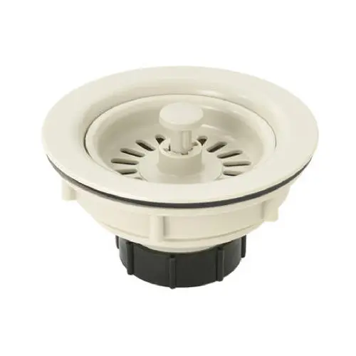 Master Plumber 547-684 Almond 3-1/2 Inch Basket Sink Strainer Kitchen and Bathroom