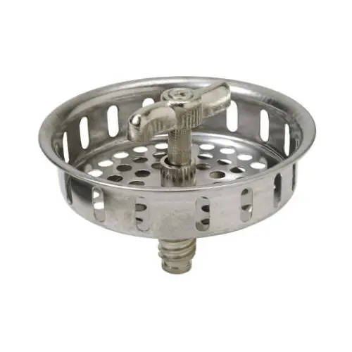 Master Plumber 738-138 Stainless Steel Replacement Basket Strainer Sink