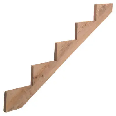 Universal 106071 5-Step Stair Stringer #1 Pressure Treated Universal Forest Products
