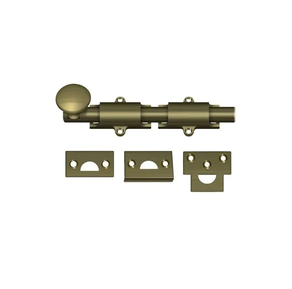 Heavy Duty Surface Bolt - Polished Brass - Low Price Building Hardware Equipment Deltana