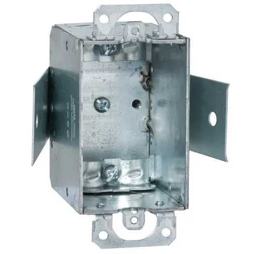 RACO 545 Steel Old Work Switch Box Gangable Nonmetallic Sheathed Clamp 3 Inch