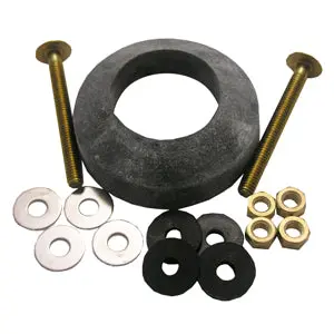Lasco 04-3801 Toilet Tank to Bowl Bolt Kit & Gasket Brass