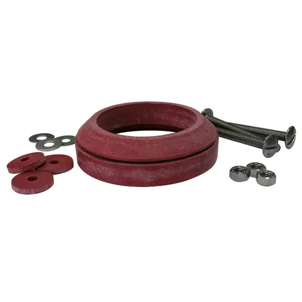 Korky 481BP Toilet Tank to Bowl Gasket & Hardware Kit 3 Inch Universal Fit