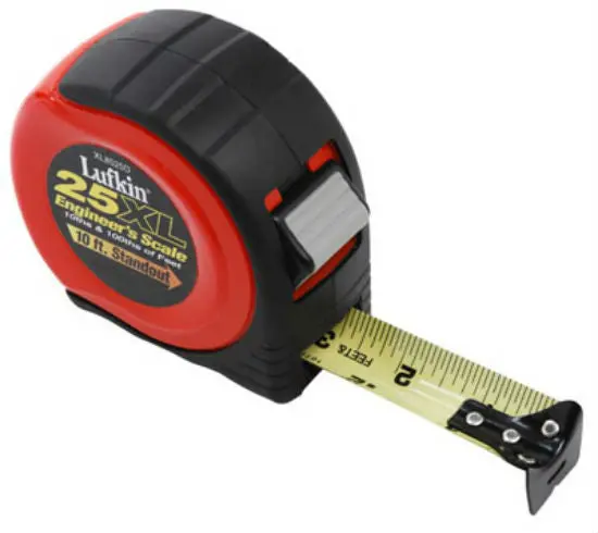 Lufkin CS8516 Control Series Tape Measure Slide Lock 1 Inch x 16 Feet