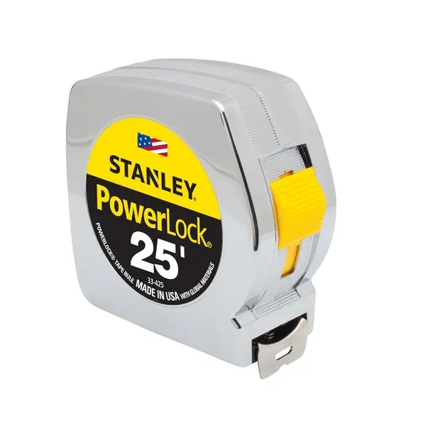 Stanley 33-425 PowerLock 25 Feet x 1 Inch Measuring Tape