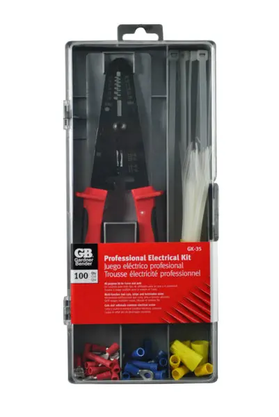 Gardner Bender GK-35 Insulated Terminal & Crimping Tool Kit 100-Piece