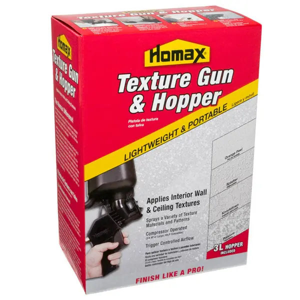 Homax 4630 Pneumatic II Spray Texture Gun and Hopper Drywall Tool