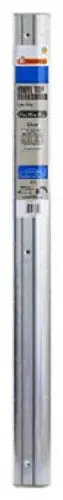 Frost King ST26A Low Rug Aluminum Threshold Vinyl Insert 3 x 36 Inches Silver Finish