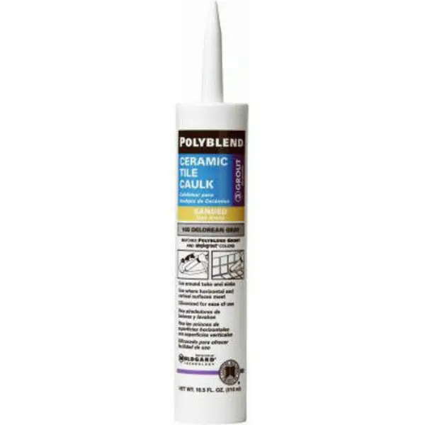 Polyblend Ceramic Tile Caulk Snow White 10.5 Oz
